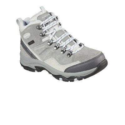 SKECHERS SKECHERS WOMENS TREGO ROCKY MOUNTAIN WALKING BOOTS GREY SPORTS OUTDOORS