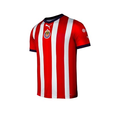 

Puma Chivas 2223 Home Replica VNeck Short Sleeve Soccer Jersey Youth Boys Red 7, Красный, Puma Chivas 2223 Home Replica VNeck Short Sleeve Soccer Jersey Yo