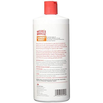 Odor & Stain Removers Natures Miracle Laundry Boost And Additive - 32 FL Oz Pet