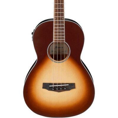 Ibanez PNB15E Parlor Acoustic-Electric Bass Guitar Light Violin Sunburst