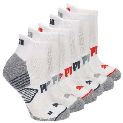 

Мужские повседневные носки Puma 6Pk Terry Low Cut, размер , 858586-01, Белый