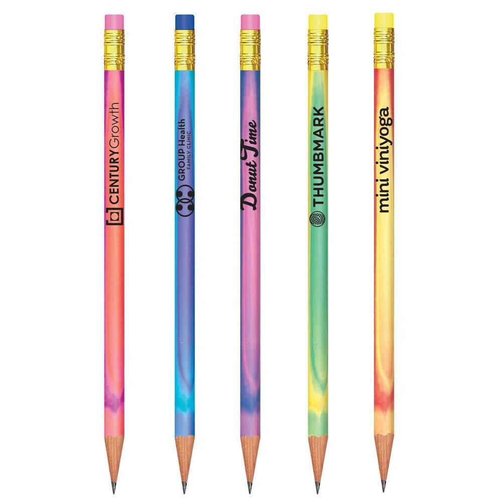 #2 Pencil Printed With Your Logo In One Color