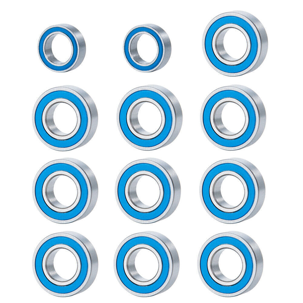 For Tamiya Blackfoot Monster Beetle & Fast Attack-12Pcs Bearings Kit Parts