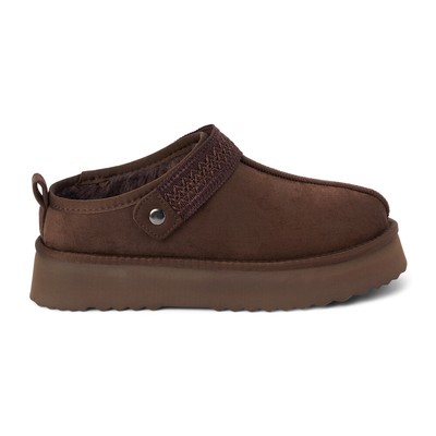 BEACH by Matisse Storm Embroidered Scuff  Womens Brown Casual Slippers STORM-233