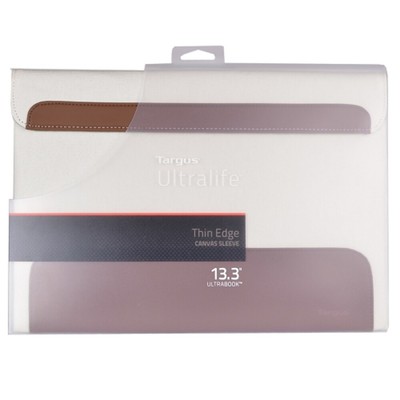 New (5-Pack) Targus Ultralife Thin Edge Notebook Canvas Sleeve - Fitsup to 13.3