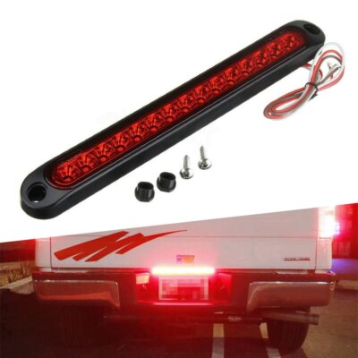 Universal Red Car Auto LED 12V High Mount Third 3RD Brake Stop Tail Light Lamp K