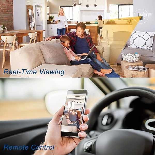 1080p HD Camera Wifi Extender Hidden Cam Motion Detection Security Nanny Cam US - Image 22