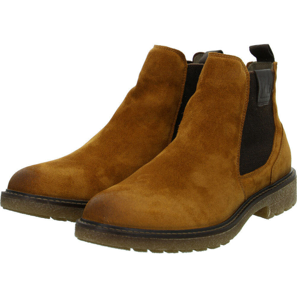 PIUS GABOR PIUS GABOR HERREN STIEFELETTEN/ CHELSEA BOOTS BRAUN RAULEDER