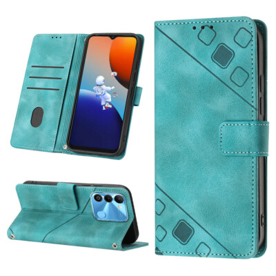 Protector Phone Case For Tecno Spark 9 KG5P Leather Flip Cover Patterned