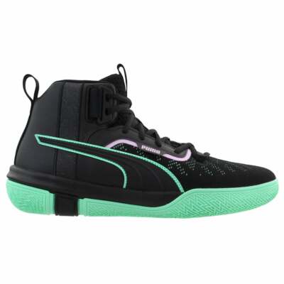 

Мужские баскетбольные кроссовки Puma Legacy Dark Mode, черные, серые, спортивная обувь 193419, Black;grey, Puma Legacy Dark Mode Basketball