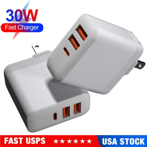 USBC 30W Power Block Adapter Charger For Apple iPhone 13 iPhone Fast