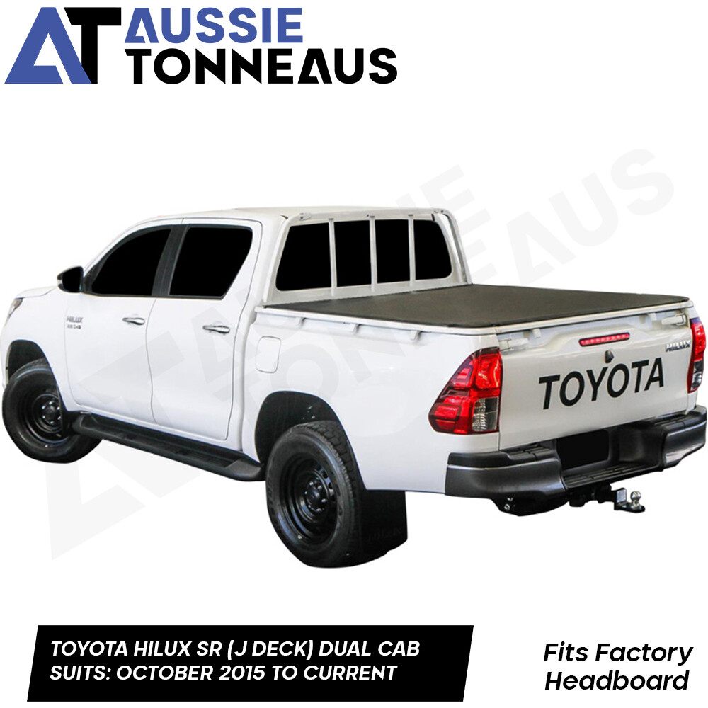 Clip On Tonneau Cover for Toyota Hilux SR (J Deck) Dual Cab