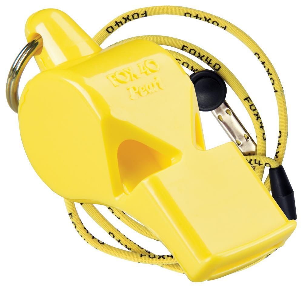 YELLOW Fox 40 PEARL Whistle Официальное оповещение о безопасности тренера Спасательная БЕСПЛАТНАЯ ШНУРА