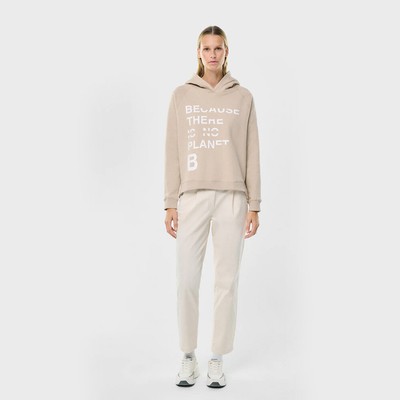 

Ecoalf Wmns Plin Hoodie Женское овес, Бежевый