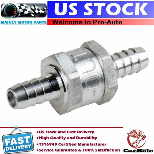 3/8" 10mm Inline One Way Check Valve Fuel Diesel Gas Liquid No Return Universal