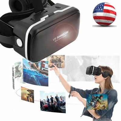 Virtual Reality VR Headset 3D Glasses (PMMA aspherical) for Android...