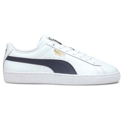 Puma Basket Classic Xxi Lace Up Мужские белые кроссовки Повседневная обувь 37492305
