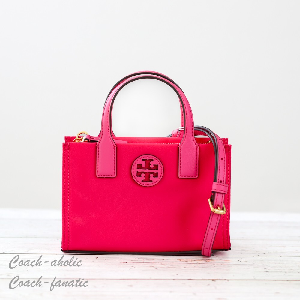 激安★Tory Burch Ella Nylon Shine Mini Tote 164351 Latest Tory Burch ELLA Pale Iris Nylon Shine Mini Tote