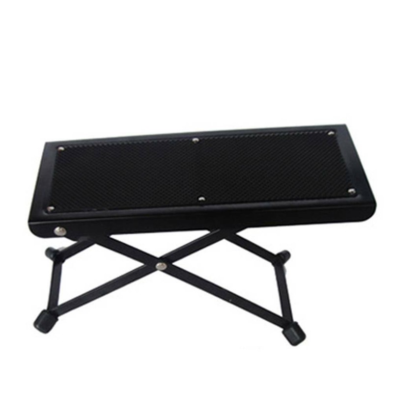 Guitar Foot Stool Black Folding Footstool Rest Acoustic Classical