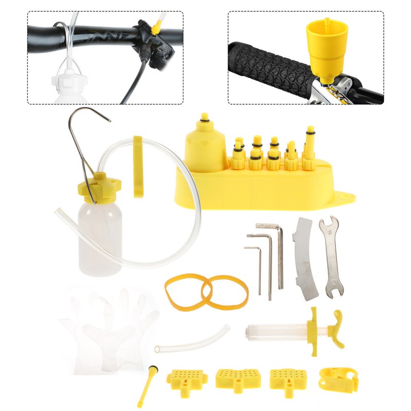 US Bicycle Bike MTB Hydraulic Disc Brake Oil Bleed Kit For Shimano Tektro