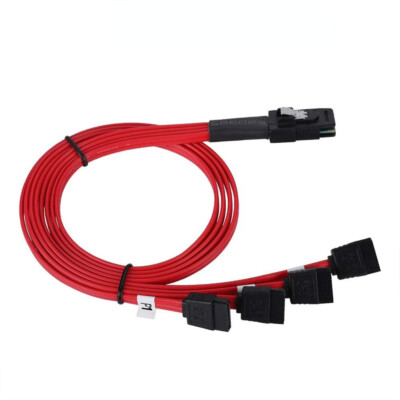 Mini SAS36P SFF-8087 to 4 SATA Cable 4i 36P to 4SATA 7P Cable support 10gbp band