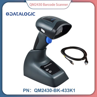 Datalogic Quickscan QM2430-BK-433K1 Handheld 2D Wireless Barcode Scanner w/ Base