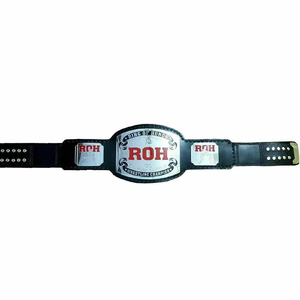 ROH Ring of Honor World Heavy Weight Championship Title Belt Replica Adult 2MM - Picture 3 of 4