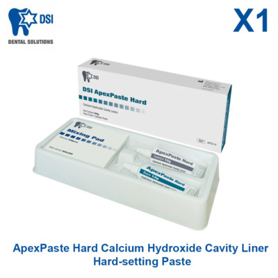 Dental DSI ApexPaste Hard Setting Paste 2X 12g Tubes Base+Catalyst, Mixing Pad