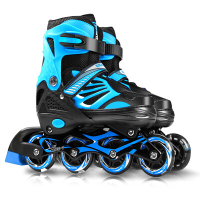Inline Skates Kinder Verstellbare Inliner mit beleuchteten Rädern Rollschuhe