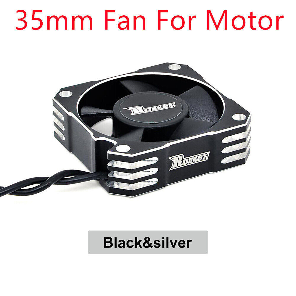 SURPASS HOBBY Metal RC Cooling Fan Heat Dissipation Fan for 540 550 Motor ESC