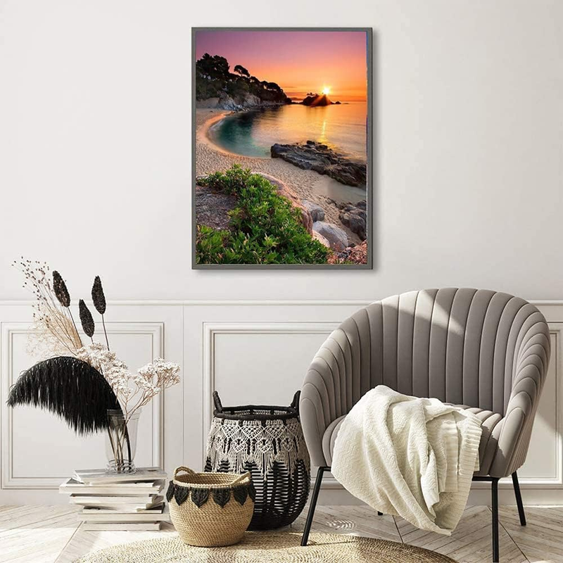 4 Pack Diamond Painting Kits for Adults, 5D Full Drill Diamond Paintings for Adu