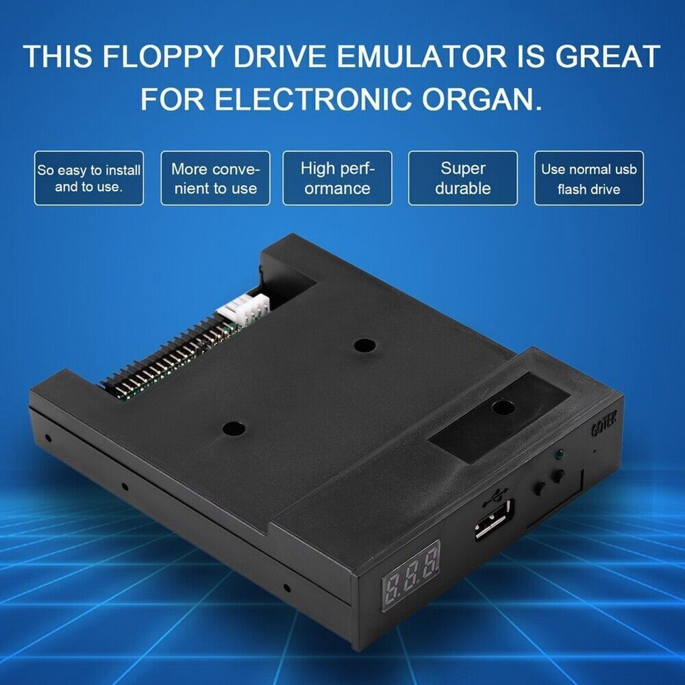 3.5" 1.44MB Floppy Drive USB Emulator Simulation For YAMAHA KORG Keyboard GOTEK