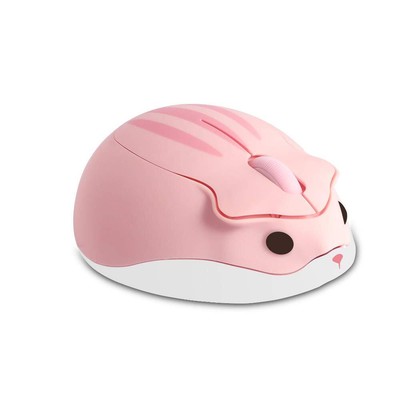 Wireless Mouse Cute Animal Hamster Shape Cartoon Silent Computer Mice,1200DPI...