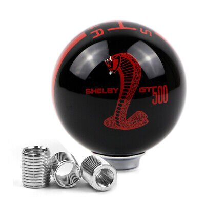 Gear Shift Knob 5 Speed for ford Mustang Cobra Manual Shifter Ball Black Red