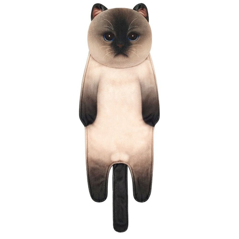 Decor Housewarming Cat Hanging Washcloths Cute Cat Hand Towel Face Towels