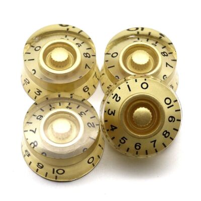 4PCS Barrel LP Electric Guitar Volume Tone Knob Speed Control Knobs Button