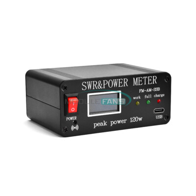 1.8MHz-50MHz 0.5W-120W SWR HF Short Wave Standing Wave Meter SWR and Power Meter