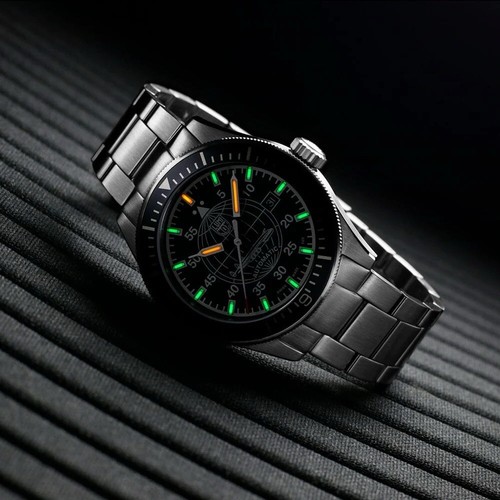Pre-owned Luminox Brand Men's  Constellation Automatic Steel Pilot Watch Xa.9601.m