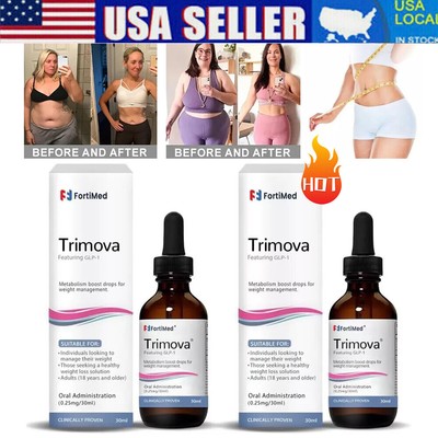  Trimova Metabolism Vitamin Drops for Men&Women, Metabolic&Fat Burning Formula