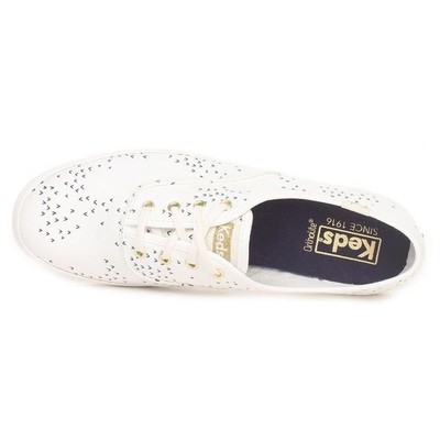 Keds WF56421 Women's Champion Fashion Sneaker, (Mini Bird) Cream/Navy, 8.5 B(M..