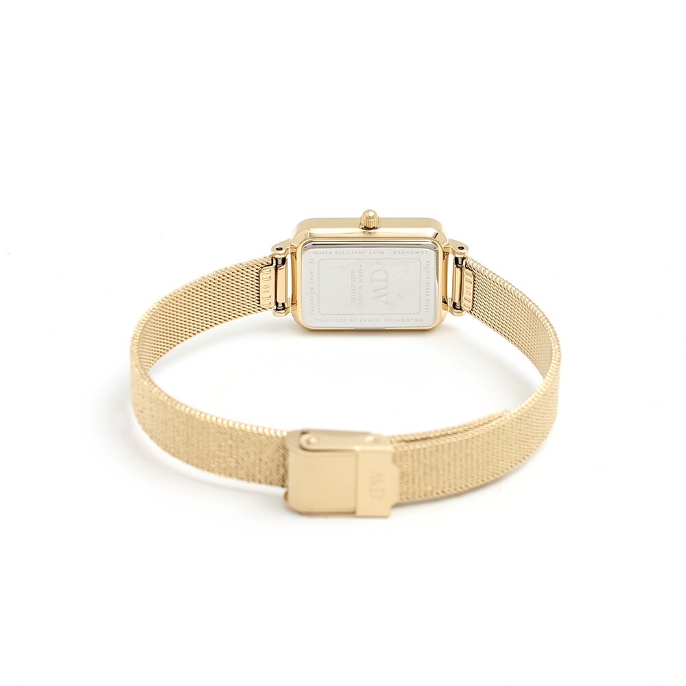 DANIEL WELLINGTON DANIEL WELLINGTON WATCH QUADRO PRESSED EVERGOLD DW00100556 GOLD WHITE