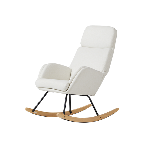 Modern Upholstered With High Backrest Armchair For Living Room