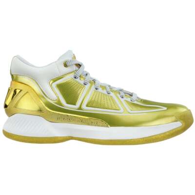 

adidas D Rose 10 Metallic Basketball Mens Gold, White Sneakers Athletic Shoes F, adidas D Rose 10 Metallic Basketball