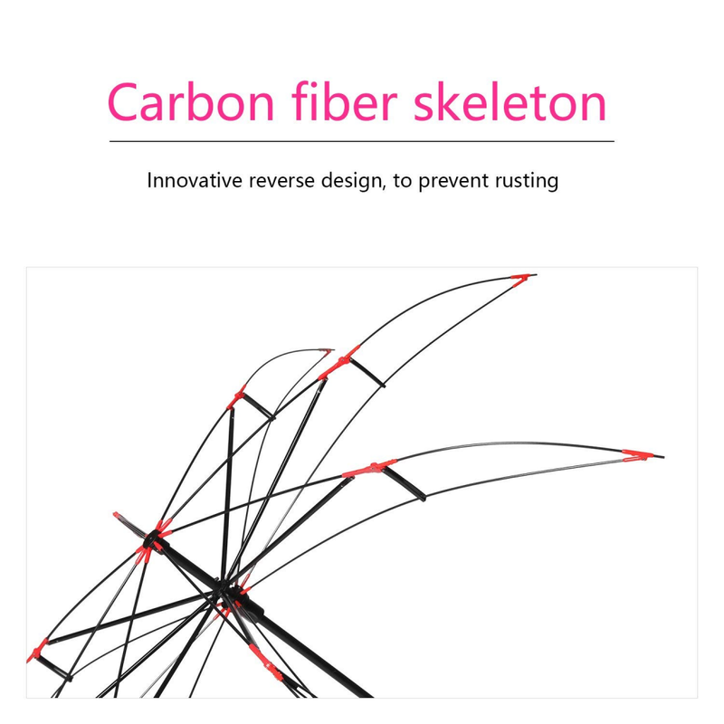 Bagail Double Layer Inverted Umbrellas Reverse Folding Umbrella Windproof