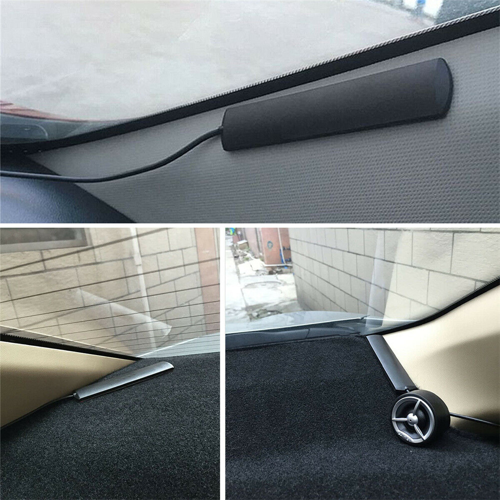 Car Interior Hidden Amplified Antenna Electronic Stereo Universal AM/FM Radio