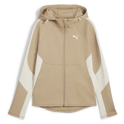 Женская толстовка с капюшоном на молнии Puma Evostripe, размер XL, повседневная верхняя одежда 67787888