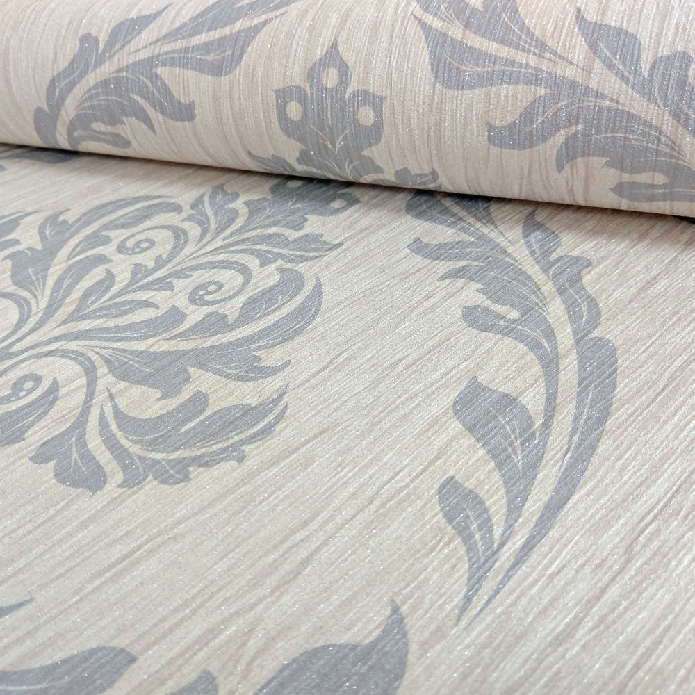 Wallpaper Debona Luxury Glittered Elegant Crystal Damask Ivory