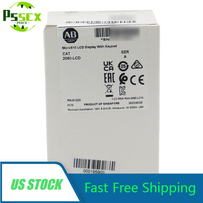New Sealed Allen-Bradley 2080-LCD Micro810 AB 2080-LCD