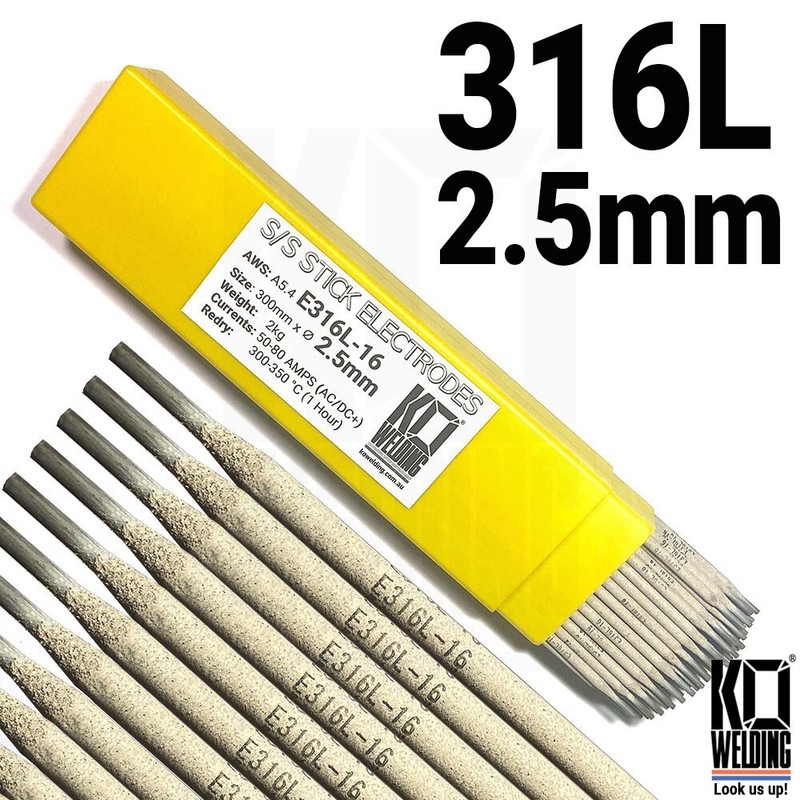 E316L16 Stainless Steel ⌀ 2.5mm/3.2mm Stick Electrode MMA ARC ROD