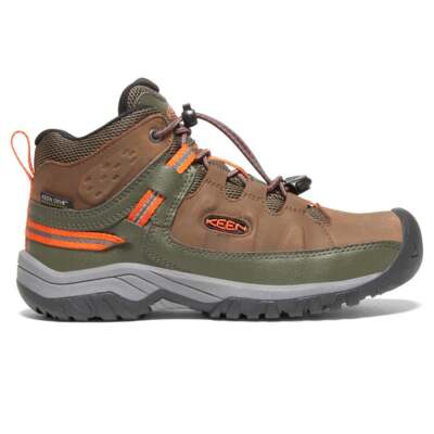 

Коричневые повседневные ботинки Keen Targhee Mid Waterproof Hiking Youth Boys 1026299, Коричневый, Keen Targhee Mid Waterproof Hiking Youth